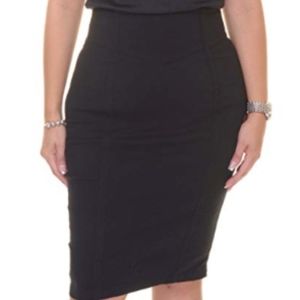 XOXO Juniors Seamed Pencil Skirt Double Front